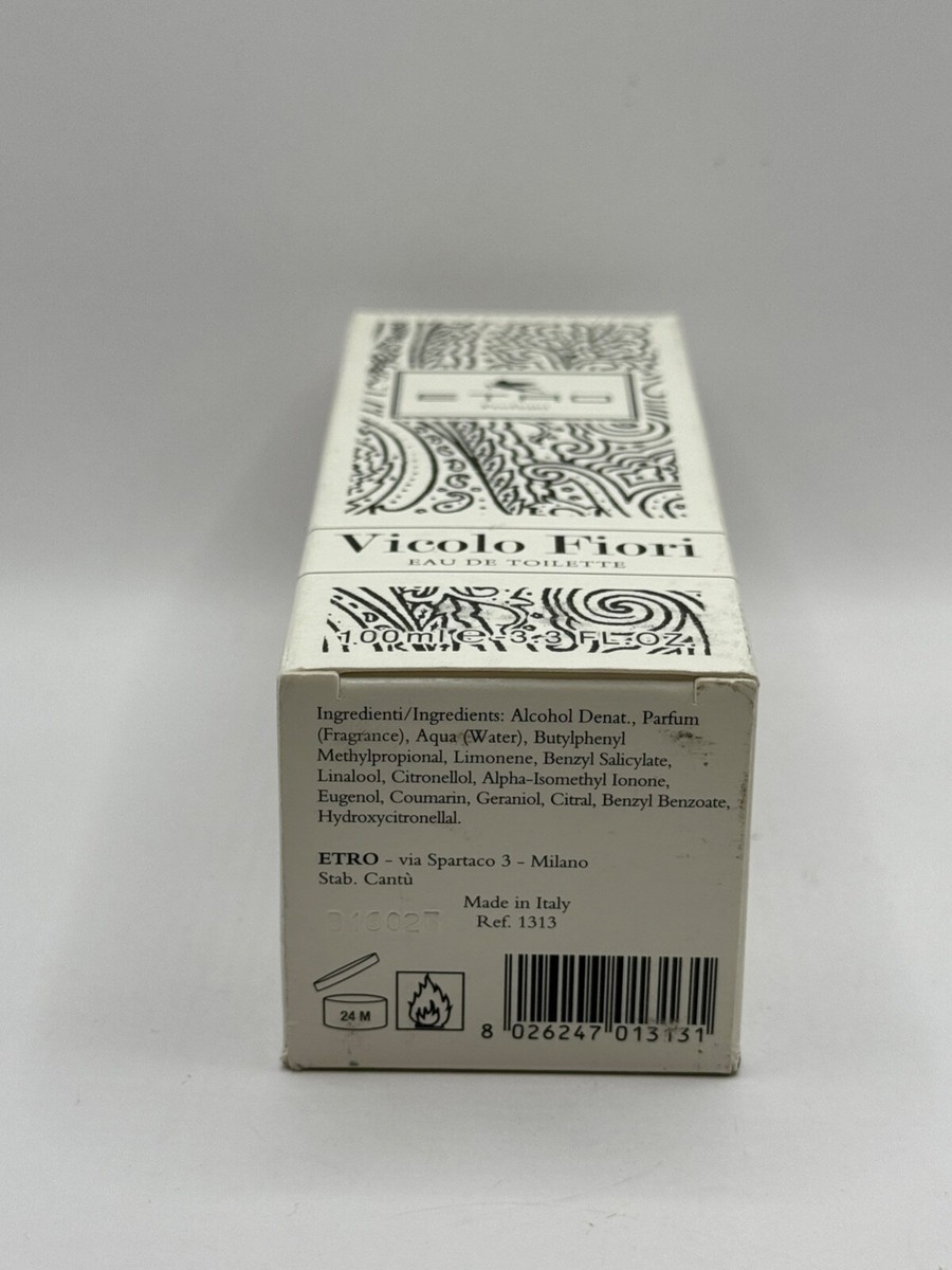 VICOLO FIORI BY ETRO 100ML EDT SPRAY (NEW WITH BOX) | eBay