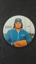 1978 baseball button # 294 Fernando Valenzuela   ( VG to EX )