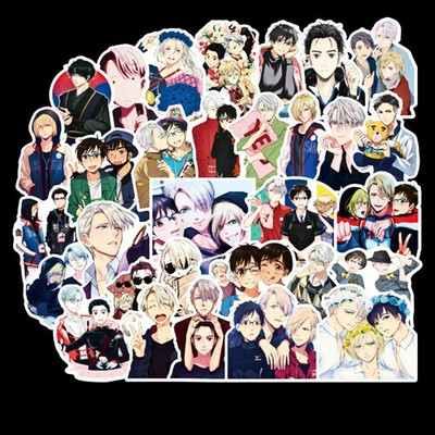 50PCS//SET Anime YuYu Hakusho PVC Stickers for Luggage Laptop DIY Gift