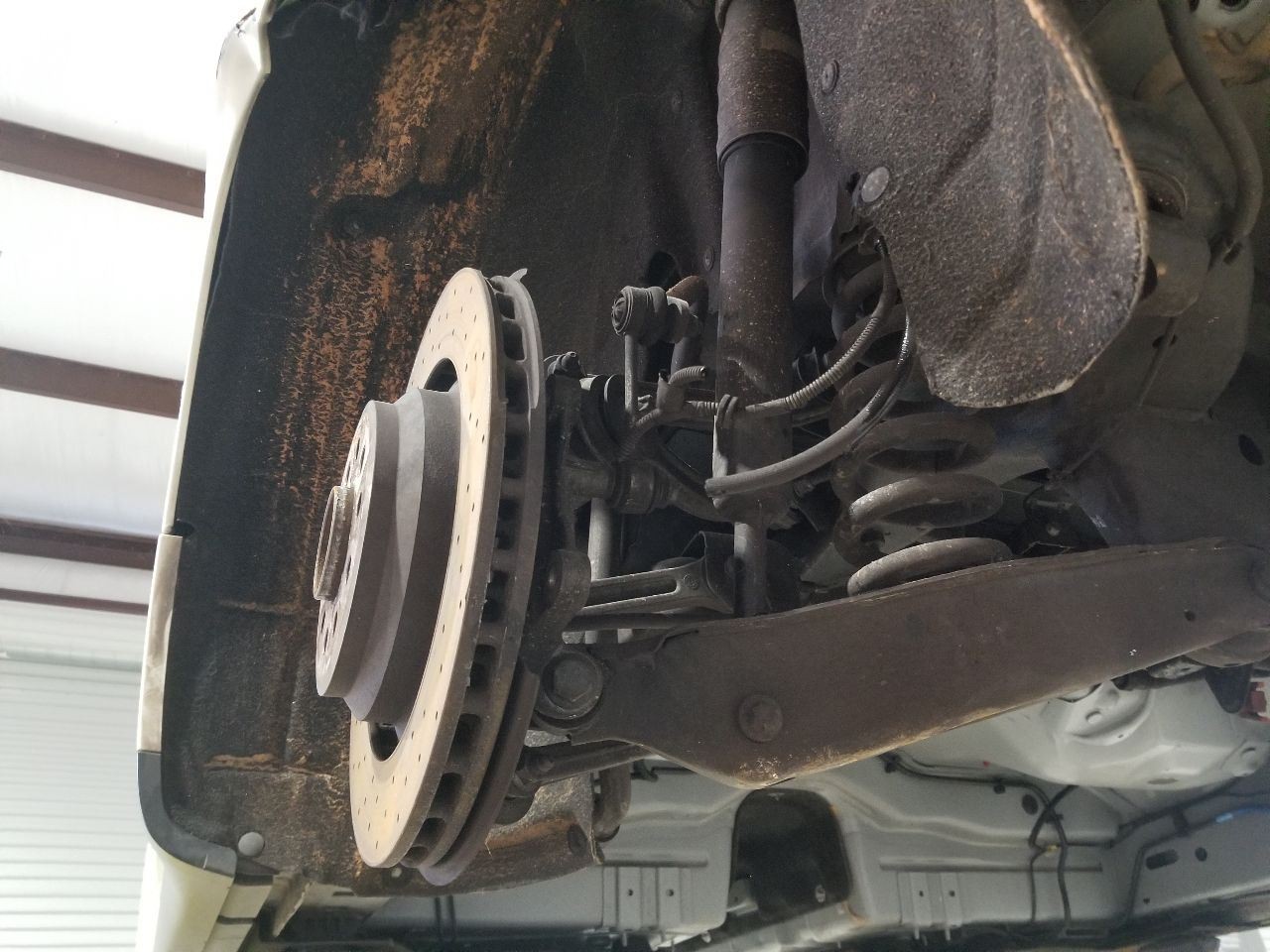 14 2014 MASERATI GHIBLI SQ4 3.0L AWD REAR SUSPENSION LEFT DRIVER 