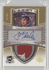 2005-06 The Cup Rookie Gold Rainbow 39/40 Jaroslav Balastik #151 Patch Auto av1