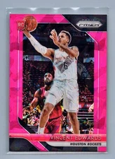 2018-19 Panini Prizm #14 Vincent Edwards Pink Cracked Ice RC Houston Rockets