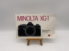 Minolta XG-1 Manuel D'Utilisation Allemand