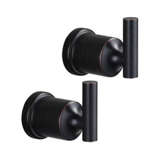 Bathroom Wall Mounted Knob Robe/Towel Hook Stainless Steel in Oil Rubbed Bronze
