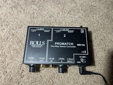 Rolls Promatch MB15b Two Way Stereo Converter With Power Supply