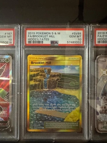 Brooklet Hill SV88/SV94 Hidden Fates Pokemon PSA 10