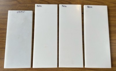 Lot Of Delrin Acetal UHMW Resin Sheet Bar 1/2  Drop Pieces White Plastic