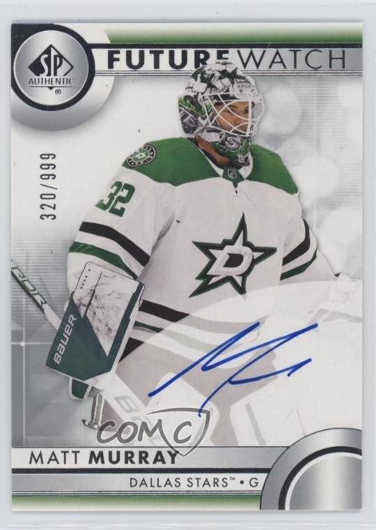 2023-24 SP Authentic Auto Future Watch /999 Matt Murray #125 Rookie
