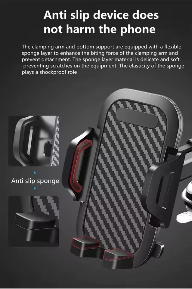 360° Universal Air Vent Mobile Phone Holder In Car Stand Cradle Mount GPS iPhone - Image 4 of 4