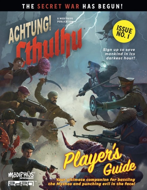 Achtung! Cthulhu 2D20 Player's Guide by Modiphius Entertainment (Hardback Book)