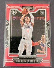 2021-22 Panini Chronicles Brandon Boston Jr #274 Playbook Rookie RC Red Clippers