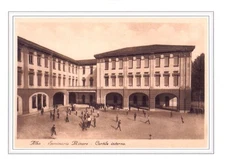 #008 Print 29.6 CM. x 20.9 Cm. Dawn - Minor Seminary, Inner Courtyard