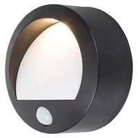 AußEnleuchte Wandlampe AußEnlampe Bewegungssensor Led IP44 Schwarz Rabalux