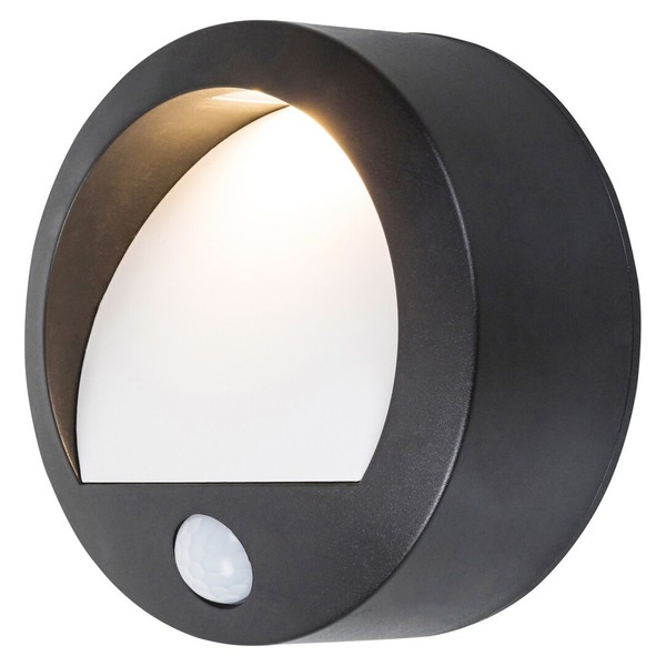 AußEnleuchte Wandlampe AußEnlampe Bewegungssensor Led IP44 Schwarz Rabalux-image