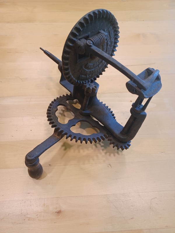 Antique Original Lockey & Howland 1856 Apple Peeler