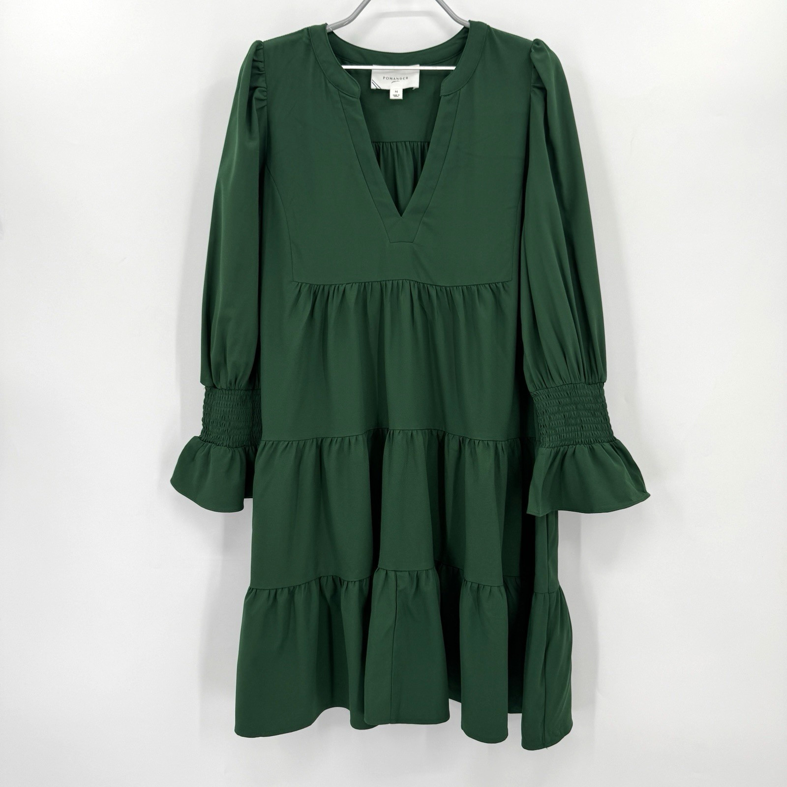 Pomander Place by Tuckernuck Hunter Green Stretch Crepe Kenz