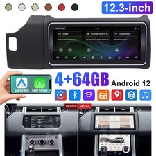 12.3in Car Stereo Radio Carplay Gps Navi For Lr Range Rover Vogue L405 2013-2017