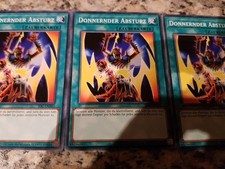 Yu-Gi-Oh!  3 × Donnernder Absturz IOC NM