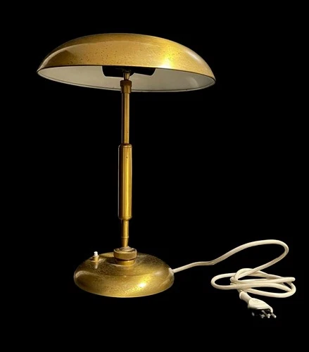 Adjustable table lamp 1950s brass design GIOVANNI MICHELUCCI