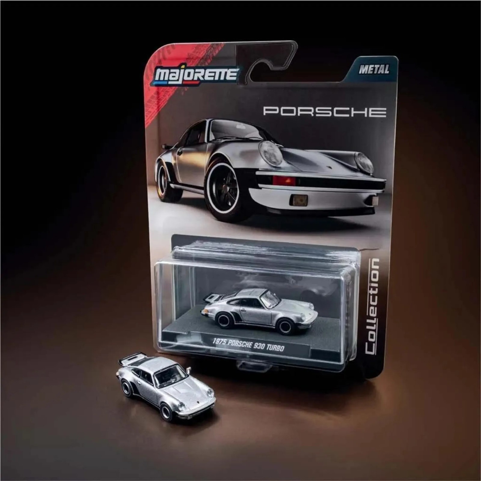 Majorette Collection 2025 New 1975 Porsche 911 930 Turbo 1:64 Diecast