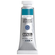 Gouachefarbe 14ml Türkisblau Lefranc Bourgeois extrafein leuchtend Künstlerfarbe