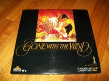 GONE WITH THE WIND 2-Laserdisc LD SET EXCELLENT CONDITION VERY RARE GREAT FILM 