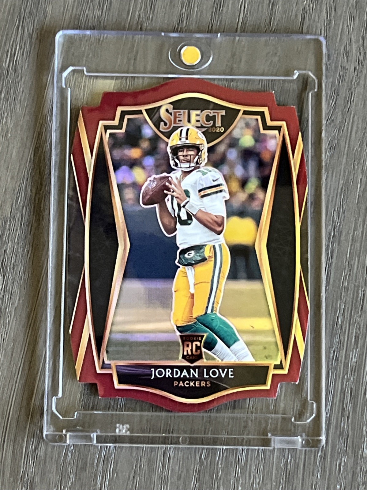 2020 Panini Select Premier Level Jordan Love #147 Maroon Prizm Die-Cut (RC)