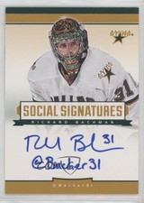 2013-14 Panini Titanium Social Signatures Richard Bachman #SS-RB Auto v6h