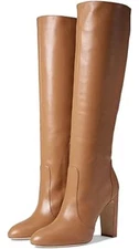 Stuart Weitzman Vida 100 Knee High Boot Tan 9 B, Brand New In Box