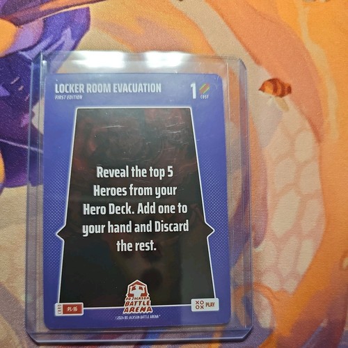 2024 Bo Jackson Battle Arena LOCKER ROOM EVACUATION Play Card #PL-16 Card