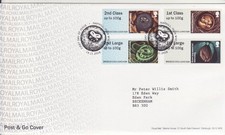 GB Stamps First Day Cover Post and Go HIBERNATING ANIMALS, bat, mouse SHS 2016