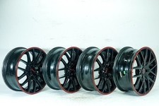 Front Rear Left Right Touren 4 Wheels Rim Set With Red Ring Tr60 Brand 18x8j Front Rear Left Right Touren 4 Wheels Rim Set With Red Ring Tr60 Brand 18x8j