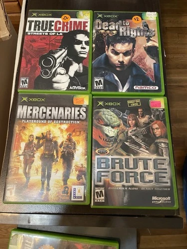 XBOX OG GAMES LOT OF 4 With Manuals