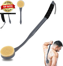 Back Scrubber for Shower,20.5" Long Handle Shower Brush for Body for Deep Clean