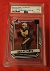 2024 Clearly Donruss Drake Maye Rookie Blue /49 The Rookies Patriots Color Match