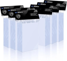 600 Count Card Sleeves, Clear Soft Trading Card Sleeves, Polypropylene PP , Fit