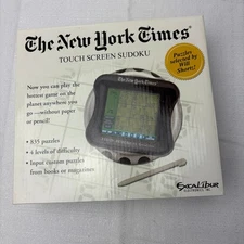 The New York Times Executive Touch Screen Sudoku 4" X 4" hand-held By EXCALIBUR