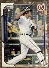 STEVEN MOYA #148 2015 Bowman Baseball Rookie Card Detroit Tigers. rookie card picture