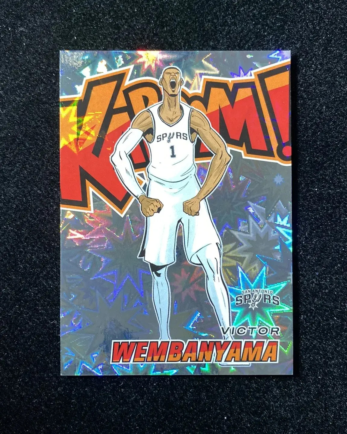 2024-25 Panini Revolution Kaboom! Vertical Victor Wembanyama SSP #15 OC26