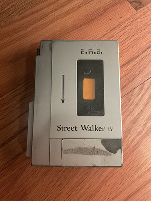 Vintage E.A.S. Street Walker IV Cassette Player Portable Stereo Walkman UNTESTED