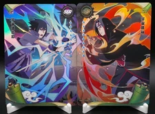 Sasuke Uchiha NRCC-SSR-011 & Itachi NRCC-SSR-012 Ninja Age Naruto Kayou Card NM