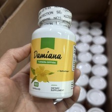 1-3 Pack Damiana Leaves Turnera Diffusa 1000mg - 60 Vegan Capsules