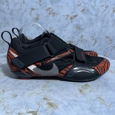 Nike SuperRep Cycle Women's Size 11.5 Cycling Shoes Orange Black Indoor Sneakers