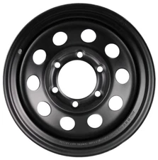 eCustomrim Trailer Rim Wheel 15 Inch 15X6 Black Modular 6 Lug