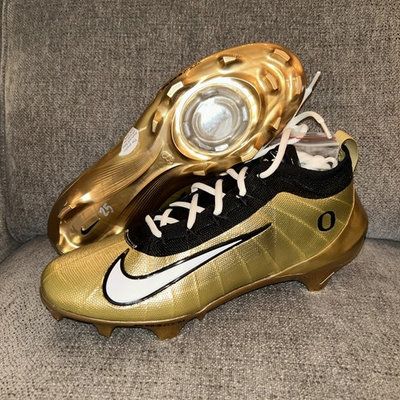 #ad NEW SZ 10 RARE Oregon Ducks Team Issued Nike Vapor Elite Zoom Football Cleats $149.99