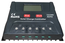 SRNE 60A PWM Solar Controller (12/24VDC) Standard model - No comm or USB port