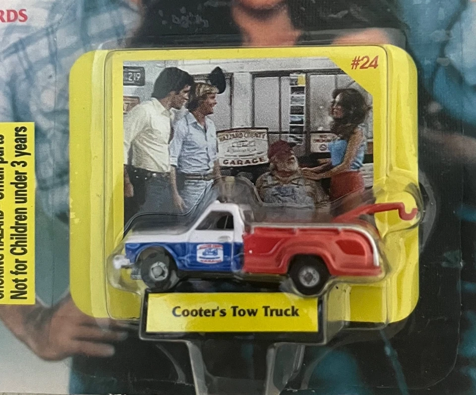 Camión de remolque Dukes of Hazard 1/144 fundido a presión Cooter - Tarjeta #24 Foto 2 de 4