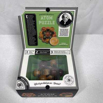 The Einstein collection Atom Puzzle #8 -Wooden Puzzle - 4 Star Genius Rating.