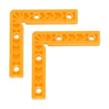 2Pcs Corner Clamp 90 Degree Right 4 Inch Angle Clamp, Yellow