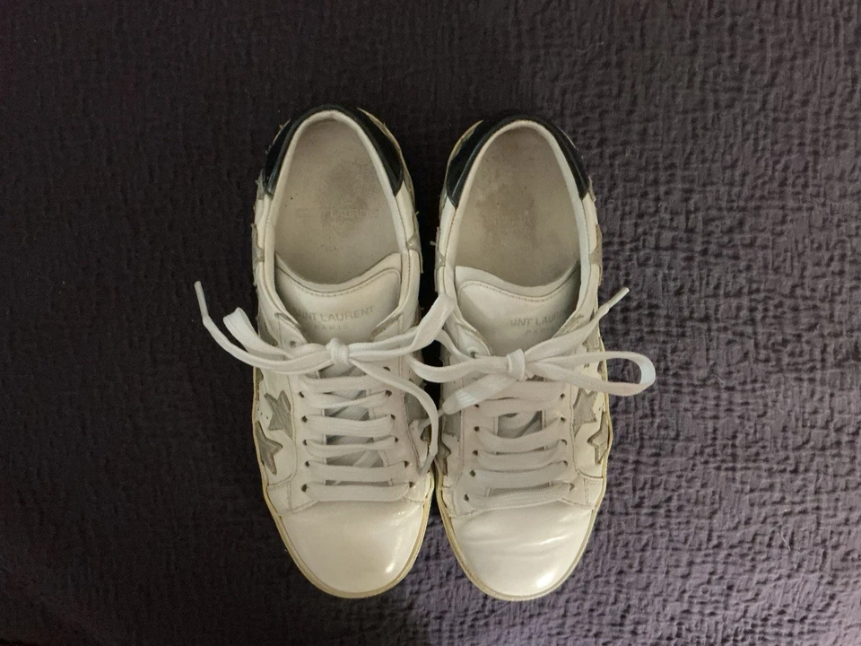 Yves Saint Laurent Court Classic Ladies Sneakers Size 5 (35) - Image 4 of 4